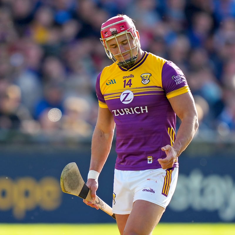 Despite showing fallibility in a few chances against Dublin, Wexford's Lee Chin has consistently been an absolutely outstanding player. Photograph: James Lawlor/Inpho