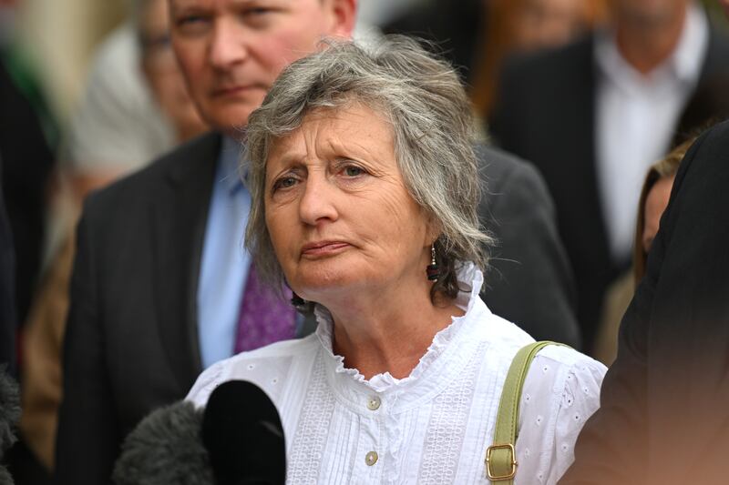 Geraldine Finucane said the first day of the public inquiry into her husband's death as 'monumental'. Photo: Charles McQuillan/Getty