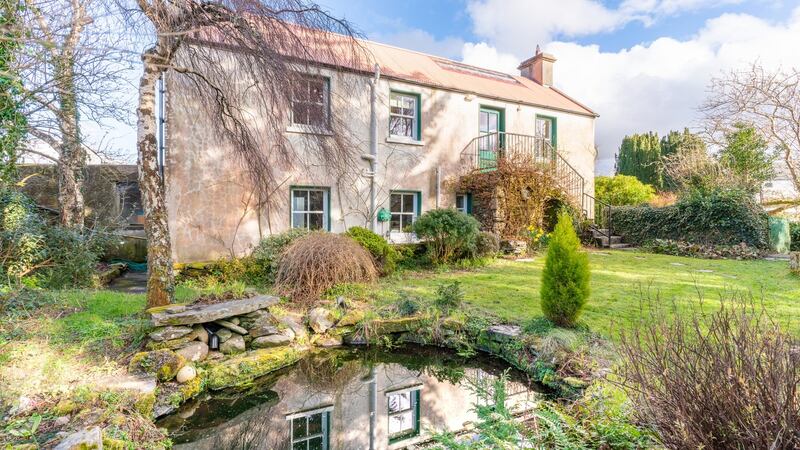 Garden with pond