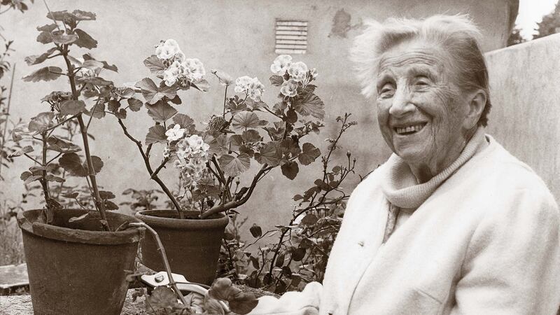 Máire Comerford in St Nessan’s in 1980.