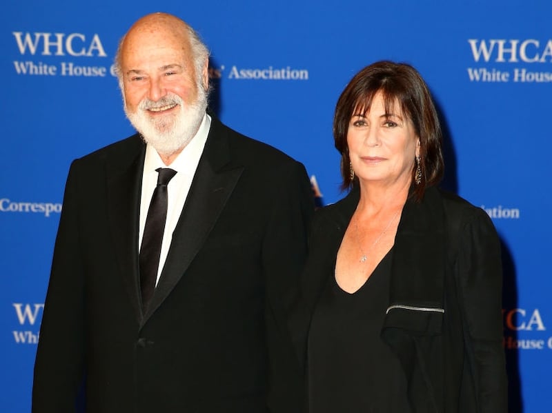 Reiner and his wife Michele at the 2018 White House Correspondents' Dinner in Washington, DC. Photograph: Tasos Katopodis/Getty