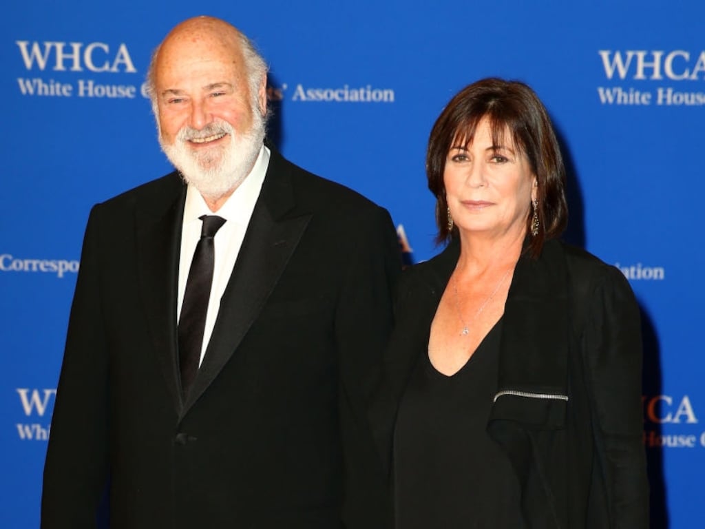 Rob Reiber and Michele Reiner in 2018. Photograph: Tasos Katopodis/Getty Images
