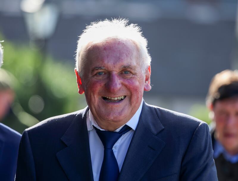 Former taoiseach Bertie Ahern pictured at the funeral of Dr Martin Manseragh earlier this month. Photograph: Colin Keegan, Collins, Dublin.