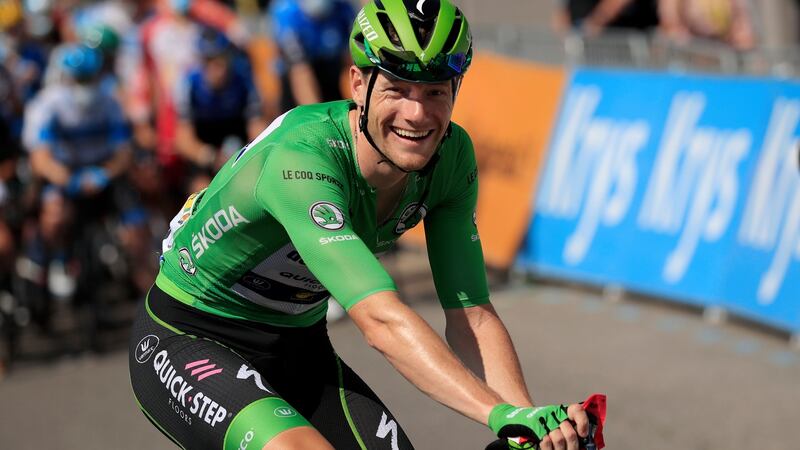 Sam Bennett: won four out of the six stages and took the first general classification win of his career in the Four Days of Dunkirk race in May. Photograph: Christophe Petit Tesson/EPA