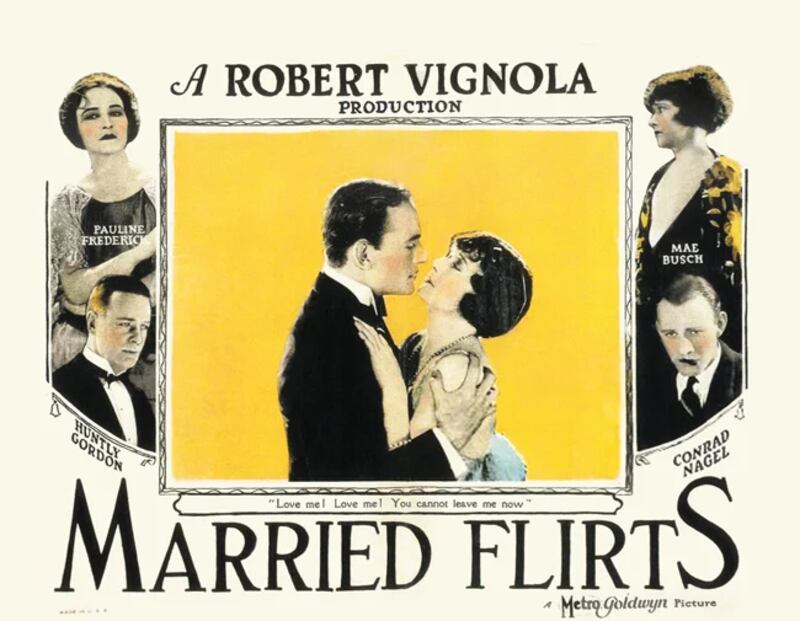 Married Flirts, one of many films banned by Ireland's first film censor, James Montgomery