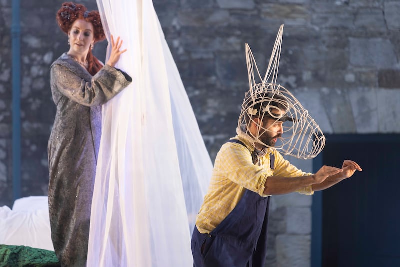 A Midsummer Night’s Dream: Ami Hewitt and Dominic Veilleux. Photograph: Frances Marshall