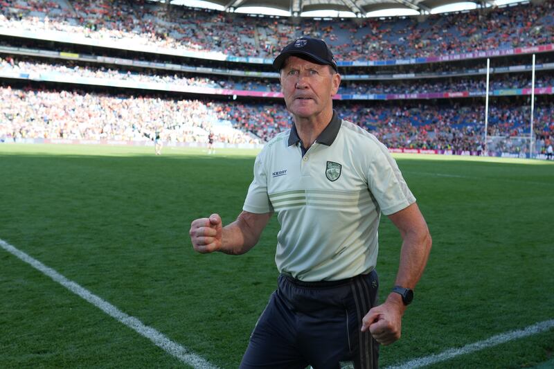 Kerry manager Jack O'Connor after the final whistle in the All-Ireland quarter-final against Armagh. Photograph: James Lawlor/Inpho