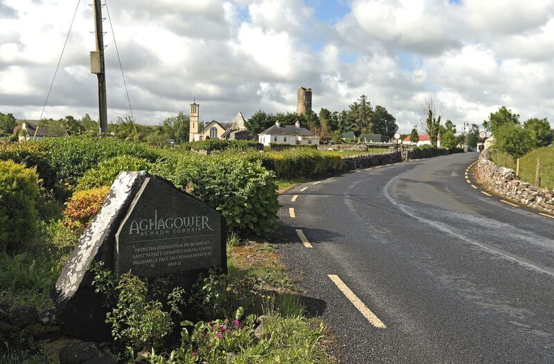 Aughagower village outside Westport, Co Mayo. Photograph: Conor McKeown