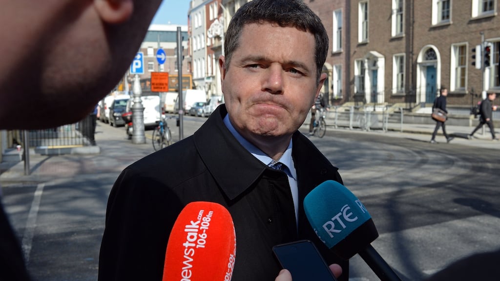 Minister for Public Expenditure Paschal Donohoe: spokeswoman said he had “emphasised the importance of the Lansdowne Road agreement”. Photograph: Eric Luke/The Irish Times