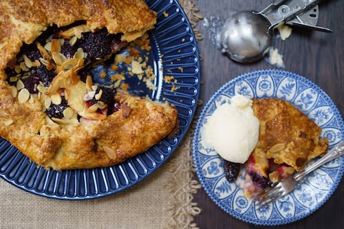Una Leonard’s blackberry and almond galette