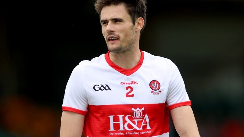 Christopher McKaigue: had a super game on Sunday for a guy who has been around the block for a good few years.   Has he got it in him to give another year? These aren’t easy decisions to make. Photograph: James Crombie/Inpho