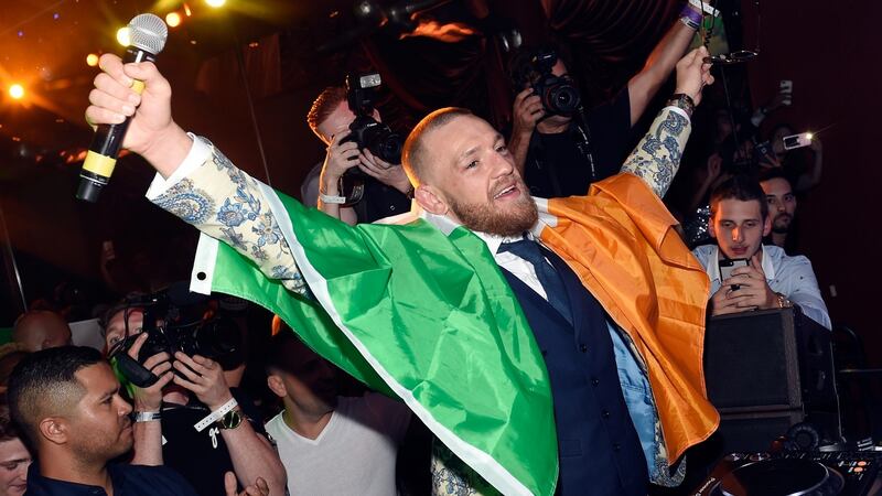 Conor McGregor attends his after fight party   at the Encore Beach Club. Photograph:  David Becker/Getty Images