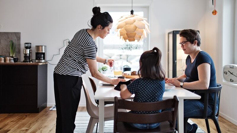 “Sitting at the dinner table became much more important and meals became a more central part of the day,” says Sinead McCarthy, Teagasc research officer. Photograph: Getty Images