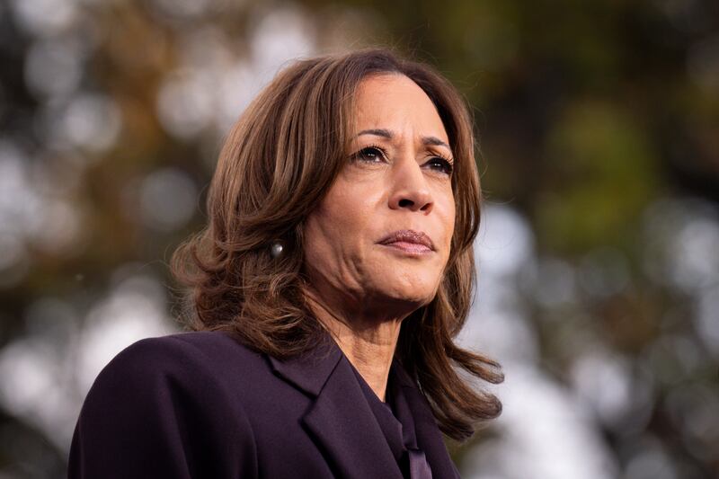 Kamala Harris is preparing to go on a book tour.  Photograph: Jacquelyn Martin/AP