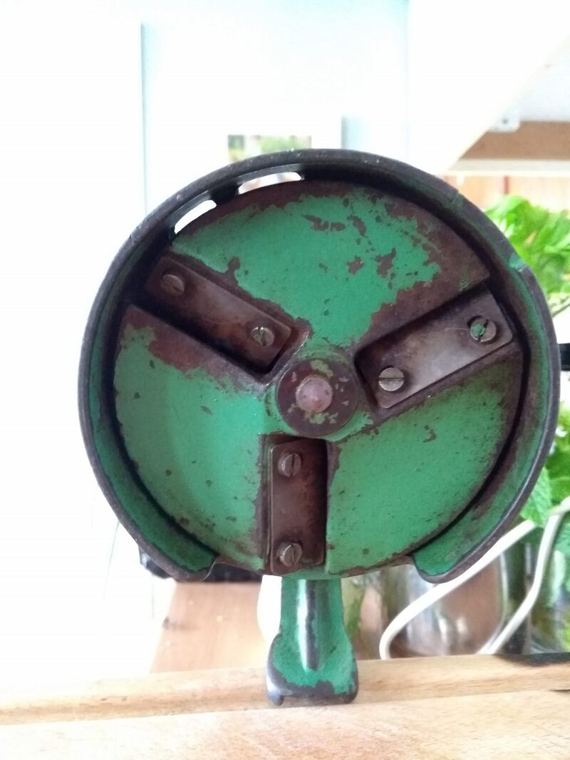 Johann Dorley’s bean slicer.
