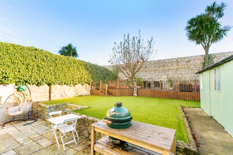 Private back garden