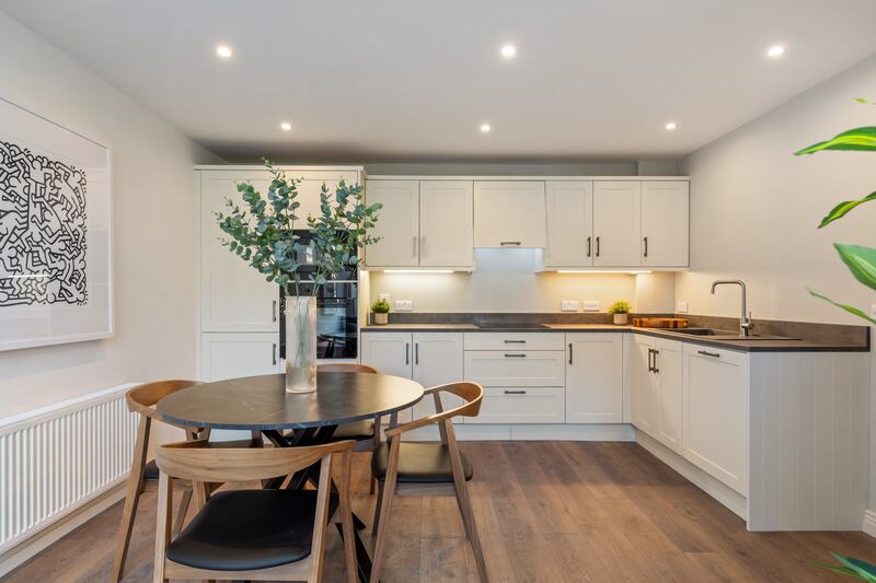 Kitchen and dining area