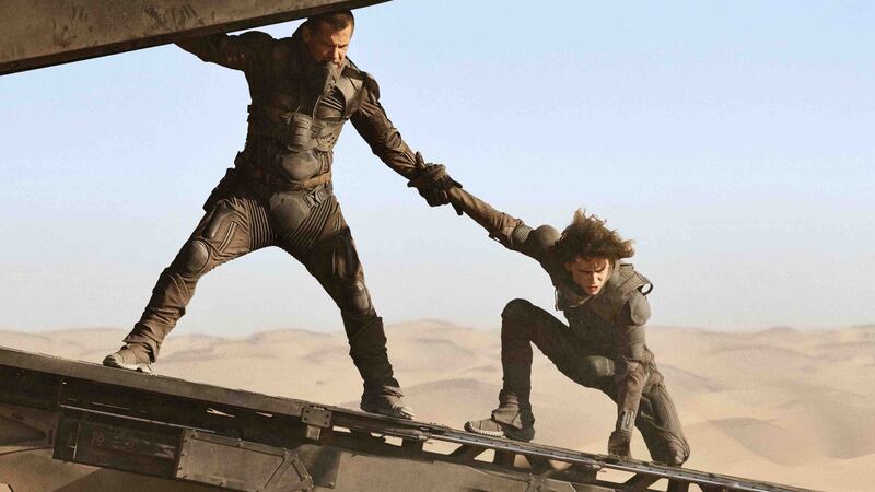 Josh Brolin and Timothée Chalamet in Dune (2021)