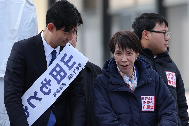 Japan's prime minister Sanae Takaichi. Photograph: Buddhika Weerasinghe/Getty