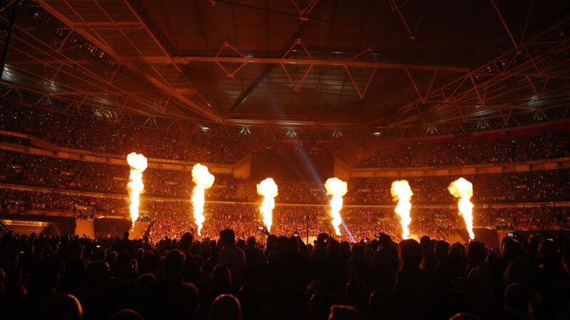 Wembley Stadium ahead of Froch and Groves. Photo: Getty Images