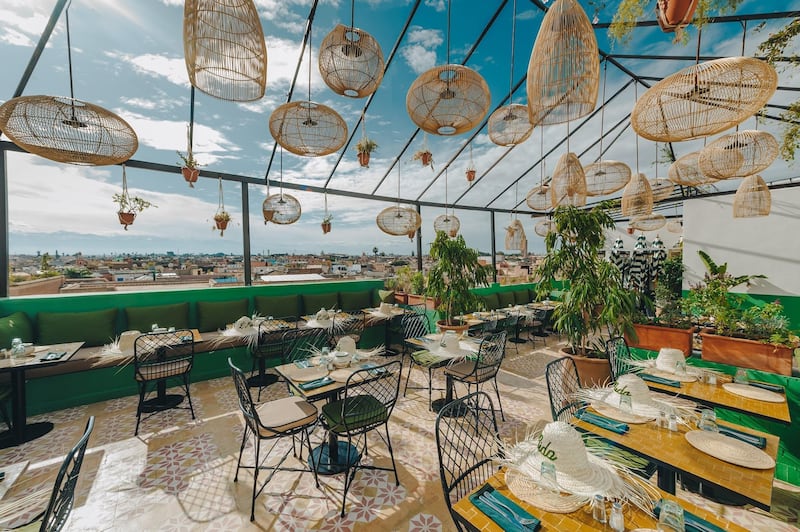 Fresh seasonal ingredients, rooftop views and contemporary Moroccan cooking make L'Mida one of our favourite lunch spots in Marrakesh