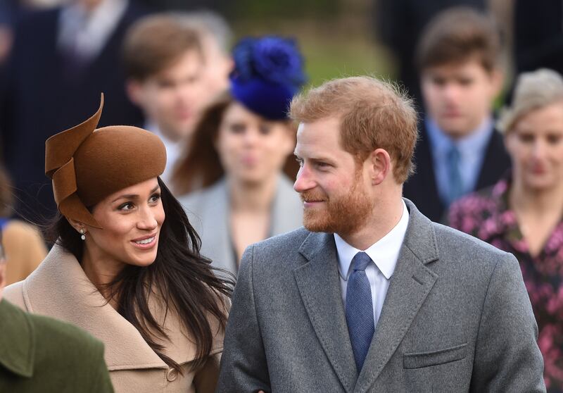 Spare details Prince Harry's relationship with Meghan Markle, which caused controversy for Britain's royal family. Photograph: Joe Giddens/PA