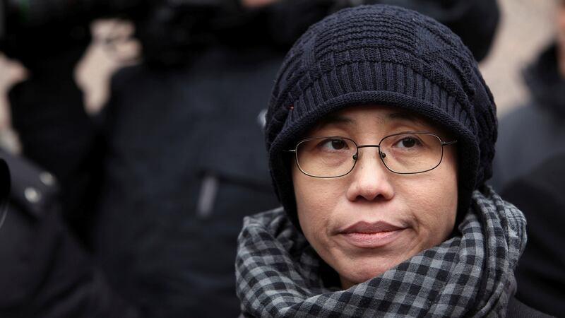Liu Xia,  Liu Xiaobo’s wife,  in Beijing in February 2010.  Ms Liu has been under house arrest, without any charge, since October 2010. Photograph: Nir Elias/Reuters