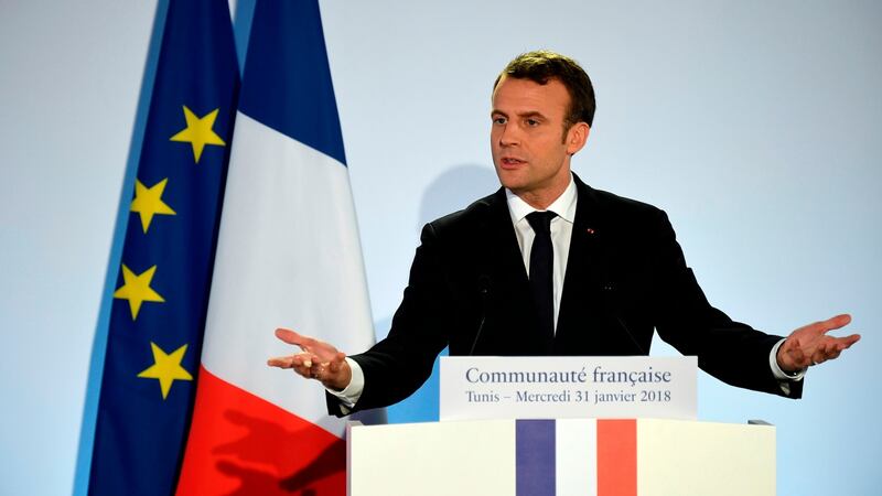 French president Emmanuel Macron: UK might find a “special way.  Photograph: Eric Feferberg/Getty