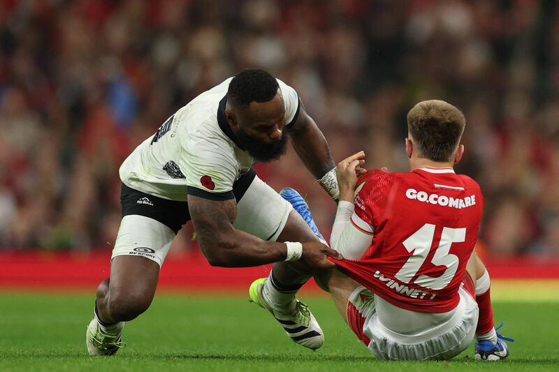 Fiji's wing Semi Radradra. Photograph: Adrian Dennis/AFP via Getty