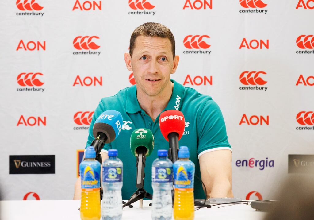 Ireland head coach Scott Bemand. Photograph: Tom Maher/Inpho