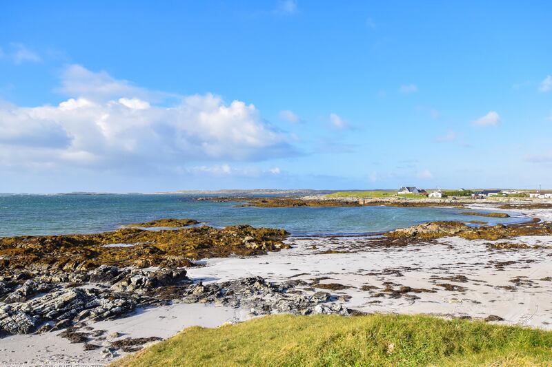 Beach behind the house