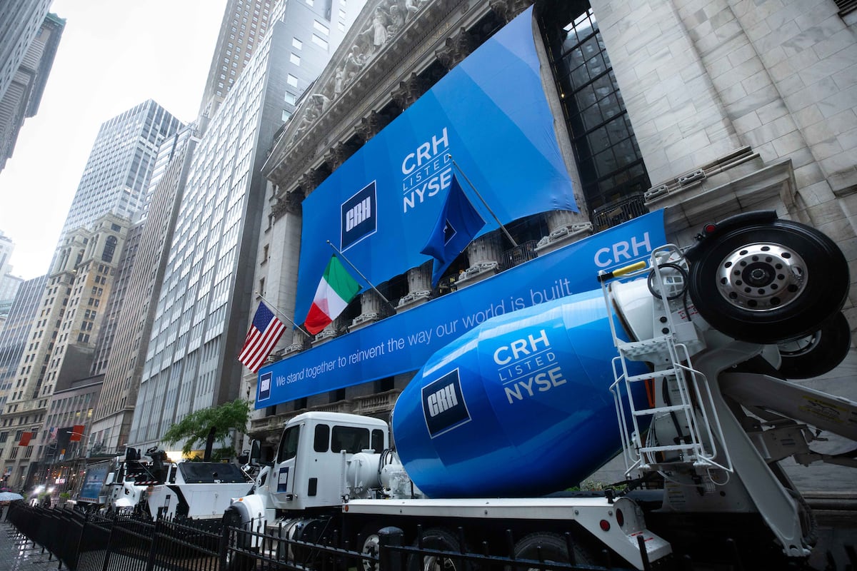 CRH set for S&P 500, but gains may be fleeting