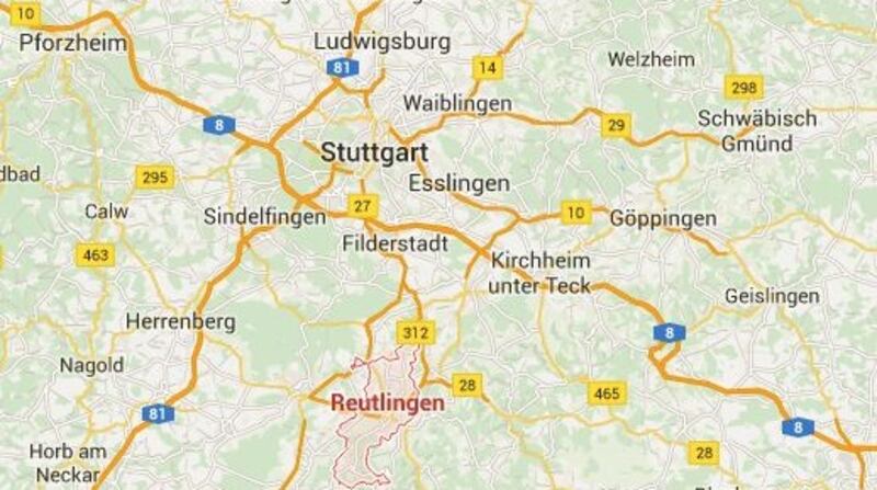 The man was arrested in Reutlingen south of Stuttgart.