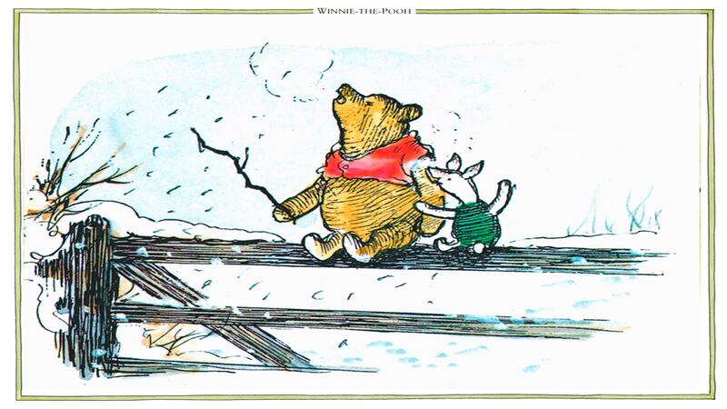 "What day is it?" "It's today," squeaked Piglet. Illustration from AA Milne's Winnie the Pooh