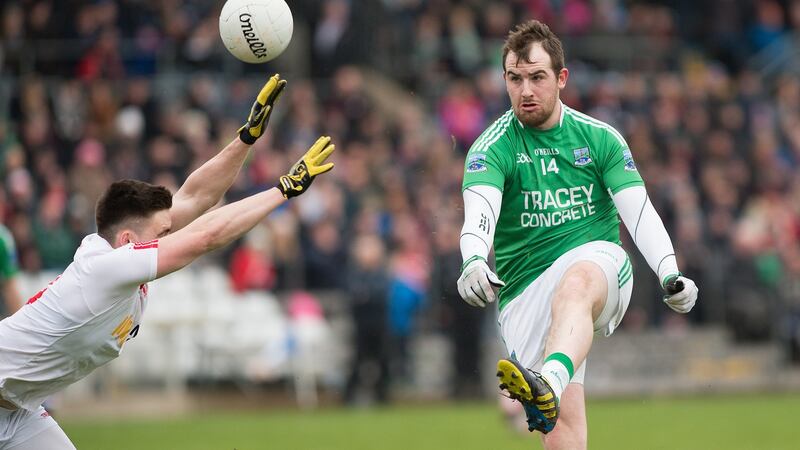 Seán Quigley’s kicking technique is  mostly  down to training and practice and repetition. Photograph: Trevor Lucy/Inpho/Presseye