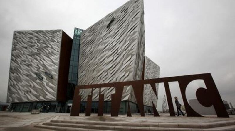 The Titanic Belfast museum has staved off competition from Ferrari World in Abu Dhabi, the Las Vegas Strip and Peru’s Machu Picchu to clinch the accolade at an awards ceremony in the Maldives. File photograph: Getty Images