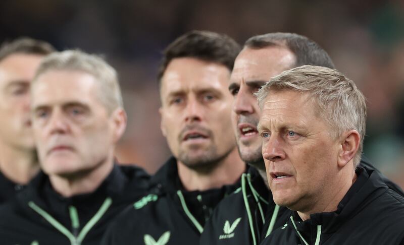 “He’s got us winning football matches,” John O'Shea said of the Hallgrímsson impact. Photograph: James Crombie/Inpho