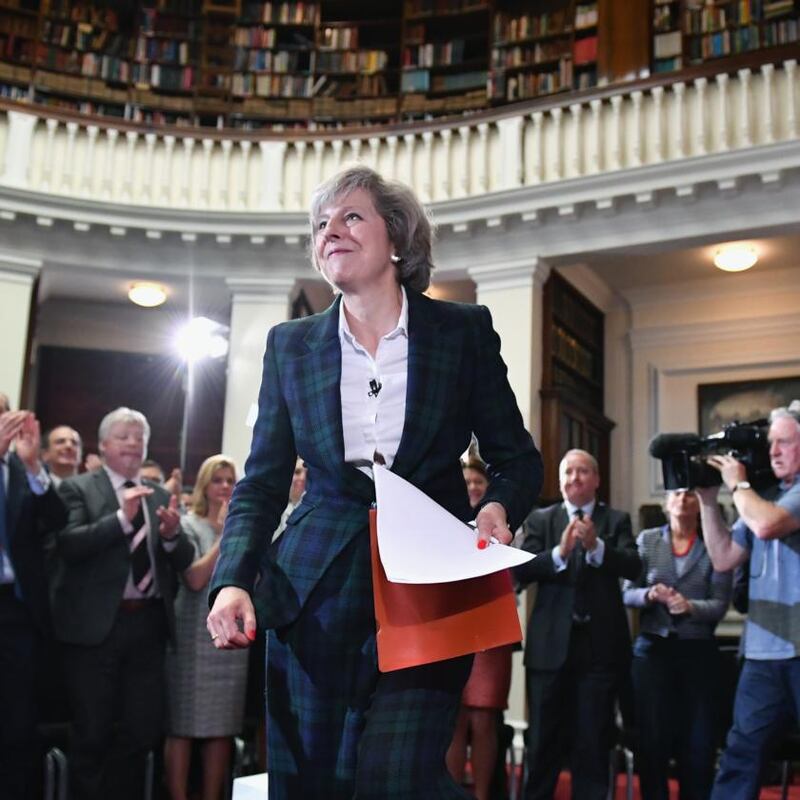 Leadership ambition: Theresa May launches her campaign in 2016. Photograph: Jeff J Mitchell/Getty