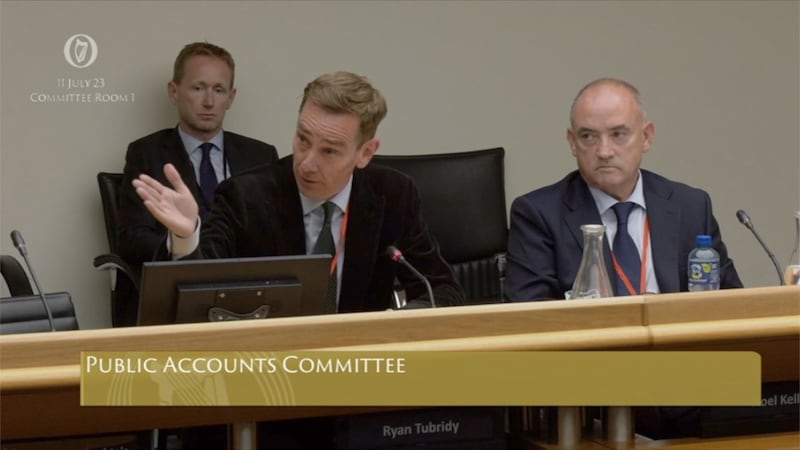 Ryan Tubridy and his agent Noel Kelly.