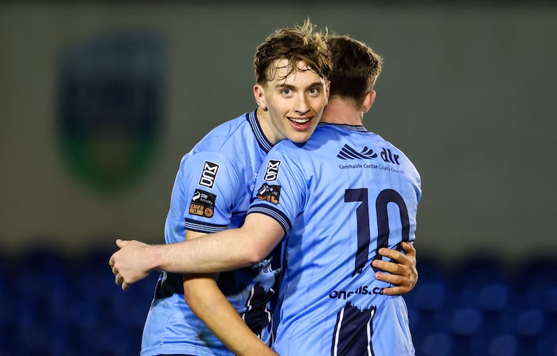 Ciaran Behan and Hugh Smith have been in goalscoring form for UCD this season. Photograph: Nick Elliott/Inpho