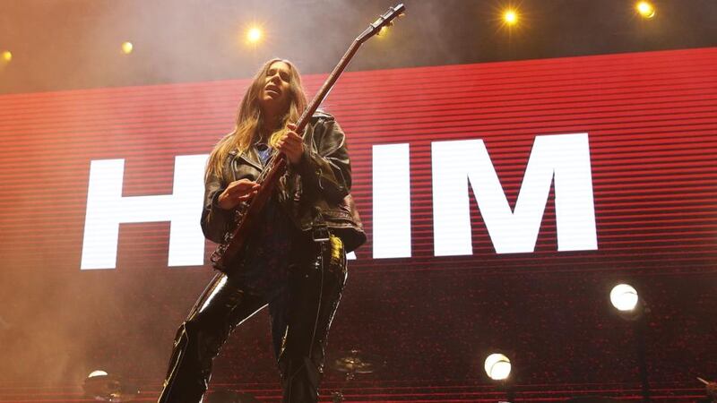 Danielle Haim  told the BBC: “I think it’s time more girls looked into being engineers and studio technicians.” Photograph: Mark Metcalfe/Getty Images