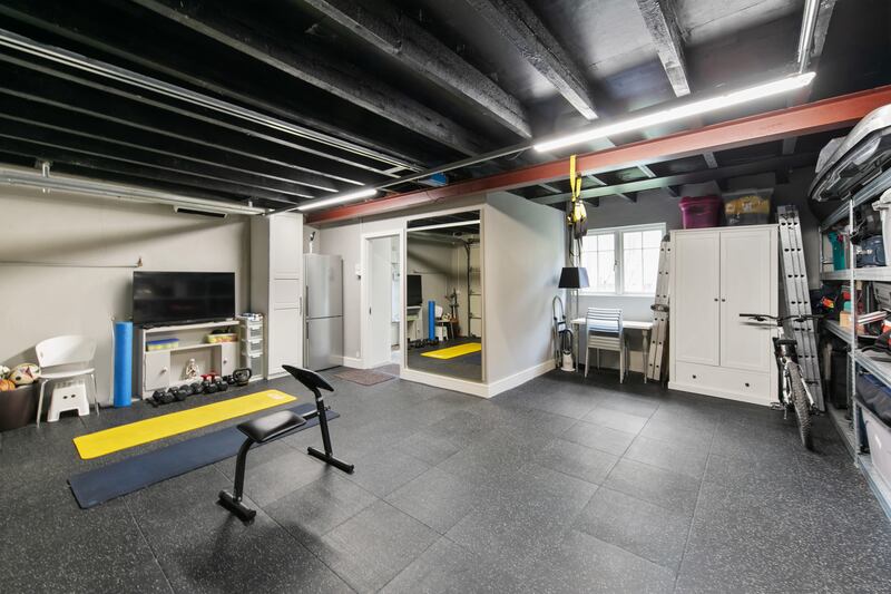 Gym in garage