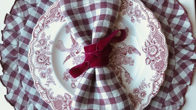 One of the designs from the Huckleberry range from Gillian Leavy’s Liquorice Interiors