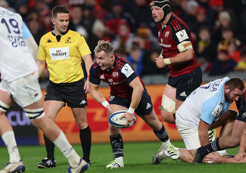 English referee Luke Pearce did not earn a World Cup knockout appointment. Photograph: James Crombie/Inpho