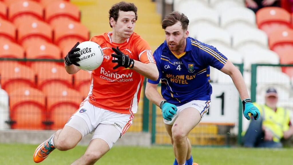 Crossmaglen clubman Jamie Clarke is a pivotal man for Armagh. Photograph: Jonathan Porter/Presseye/Inpho