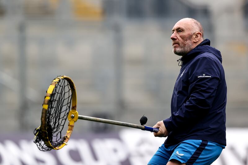 Leinster Rugby Captain's Run, Croke Park, Dublin 3/5/2024 
Assistant Coach Robin McBryde 
Mandatory Credit ©INPHO/Ben Brady