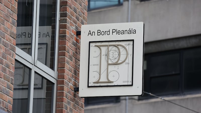 Sign outside An Bord Pleanála's offices in Dublin. Photograph: Nick Bradshaw