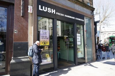 Lush cosmetics.  Photograph Nick Bradshaw