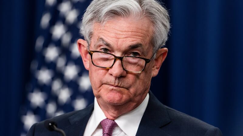 Markets were relieved that Fed chair Jay Powell said the Fed was not “actively considering” a 0.75 point rise at one of its upcoming meetings, even if he did not entirely rule this out. Photograph: Jim Scalzo/EPA