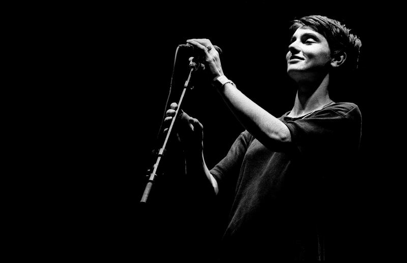 Performing at the Pinkpop festival in Landgraaf, the Netherlands, in June 1995. Photograph: Paul Bergen/Redferns